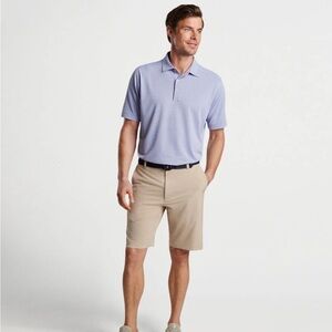 Peter Millar Classic Tan Flat Front Shorts